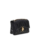 Versace Black Calf Leather Bos Taurus Shoulder Bag